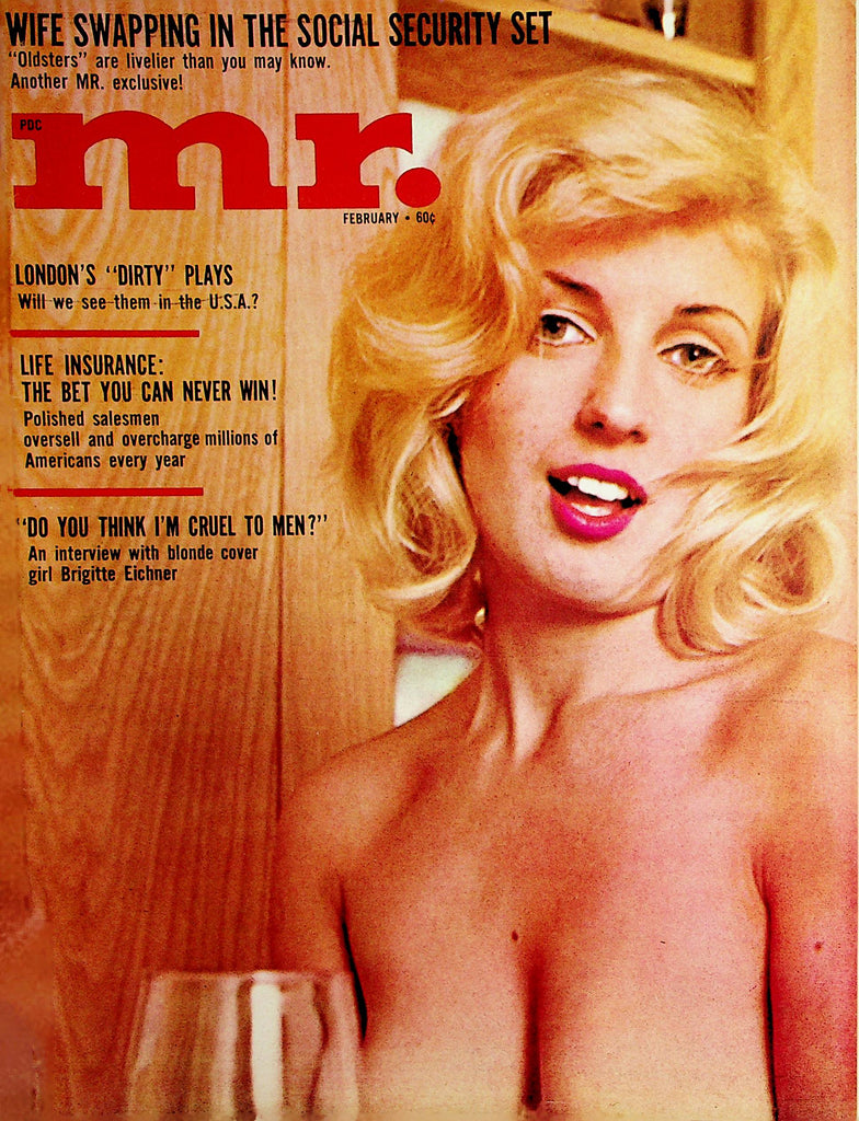 Mr. Magazine  Covergirl Brigitte Eichner  February 1965     082421lm-dm2