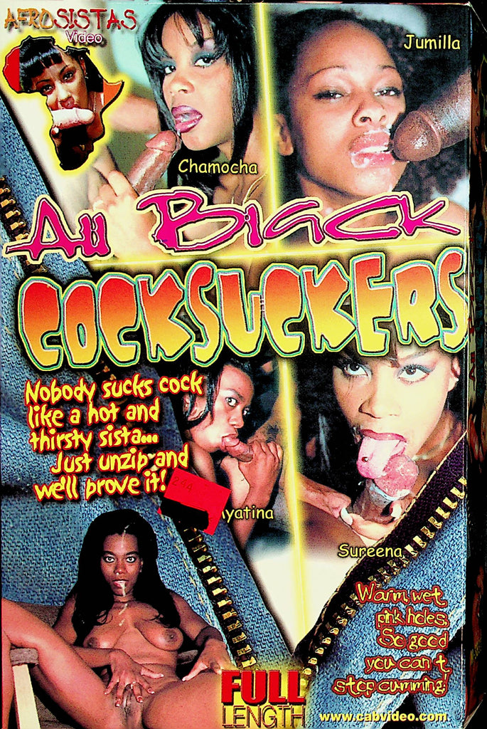 All Black Cocksuckers VHS  Sureena / Jumilla  XXX  2001 Afro Sistas    121221lm-dm3