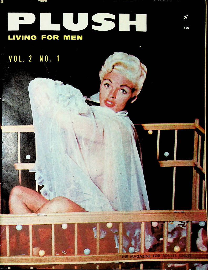 Plush Living For Men Vintage Magazine  Alicia Denham vol.2 #1  1960's      112121lm-dm
