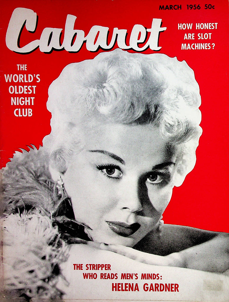 Cabaret Vintage Magazine  Helena Gardner / The World's Oldest Night Club  March 1956   071622lm-p
