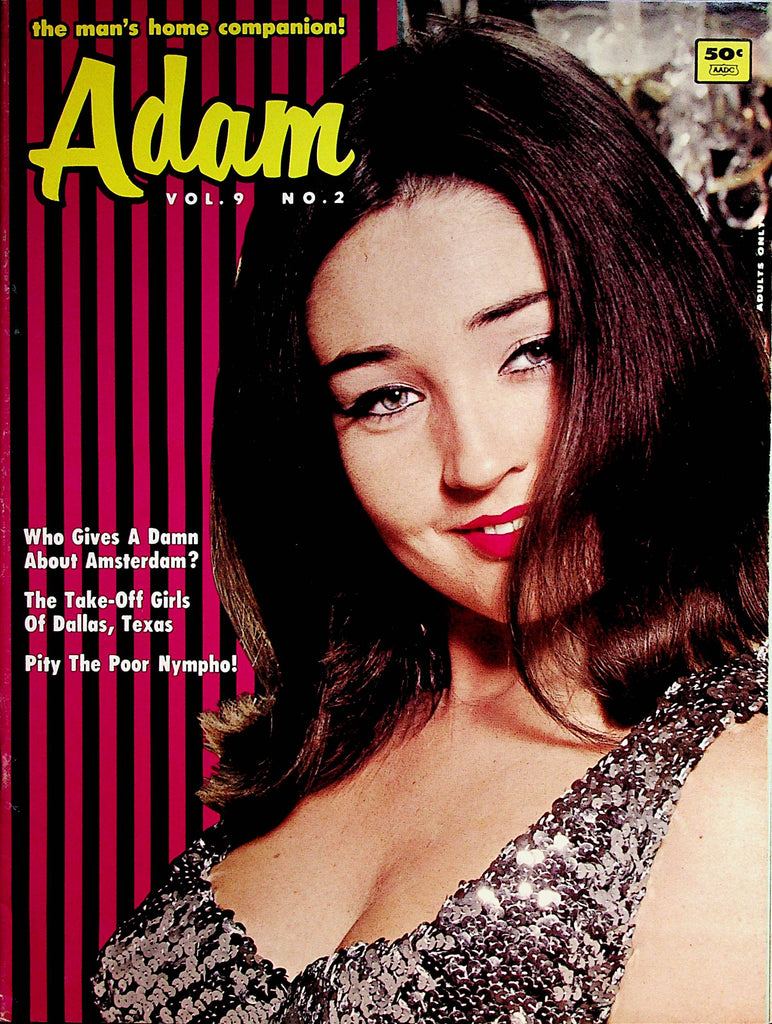 Adam Busty Magazine  Covergirl Doris Nichols  vol.9 #2  February 1965    062422lm-p