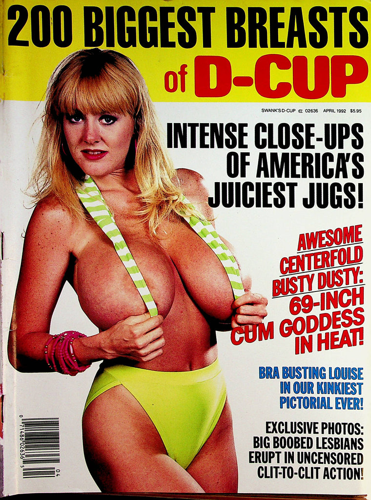 200 Biggest Breasts of D-Cups Magazine Kayla Kleevage / Busty Dusty  April 1992   111422lm-p