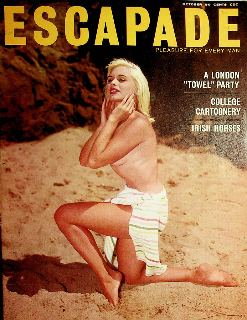 Escapade Vintage Magazine  Centerfold Girl Sawn Kelly  October 1961   100121lm-dm