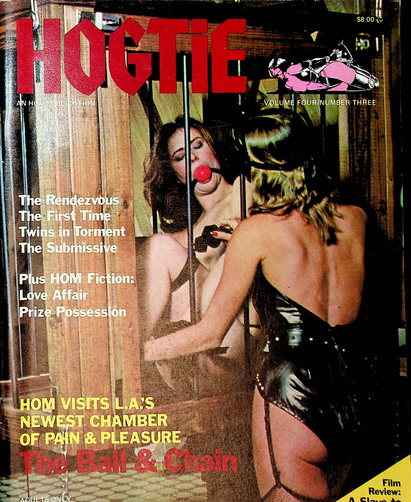 Hogtie Bondage Magazine  The Ball & Chain Pain & Pleasure vol.4 #3  1983  by HOM  100820lm-sh