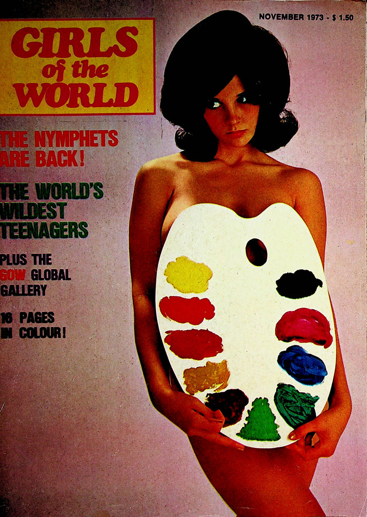 Girls Of The World Magazine  Beautiful Girls / The Nymphets Are Back!  November 1973   062322lm-p2