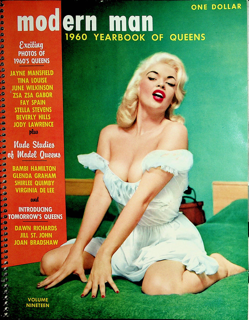 Modern Man 1960 Yearbook Of Queens vol.19  Jayne Mansfield/ Tina Louise / June Wilkinson      082421lm-dm2