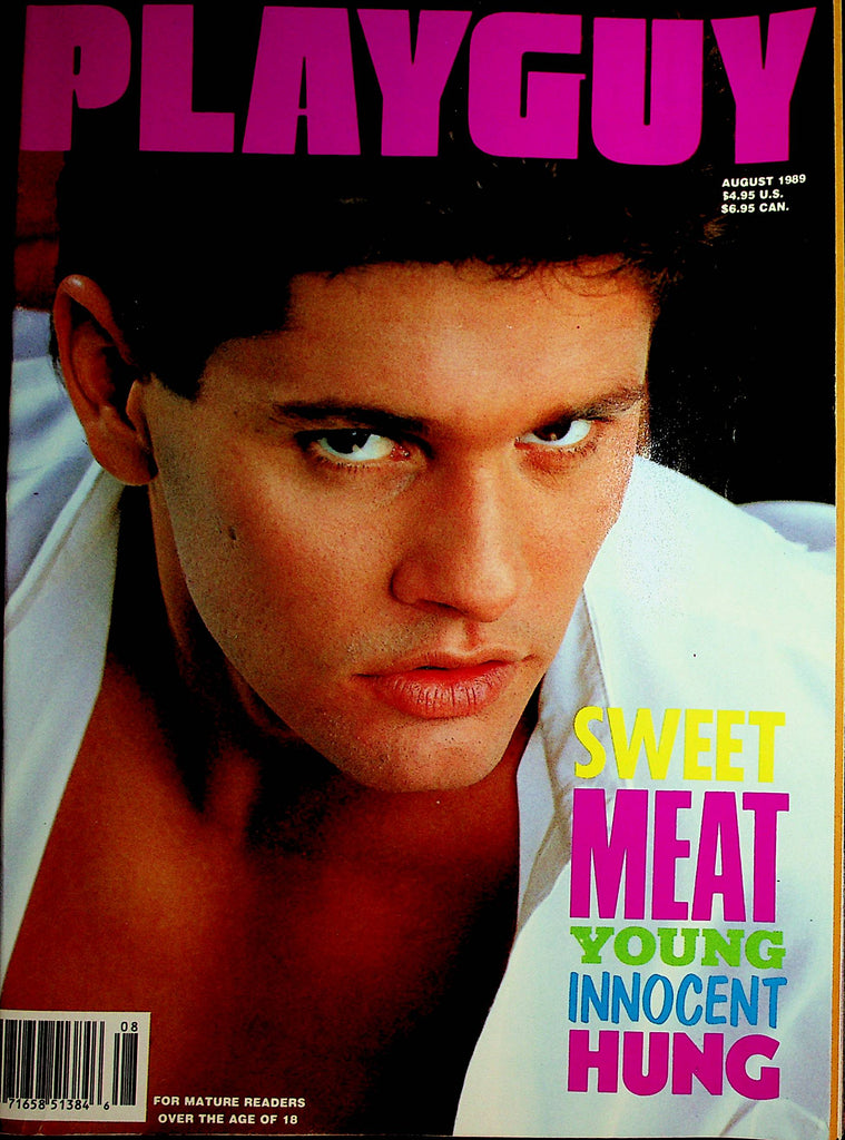 Playguy Gay Magazine  Coverguy Matt Powers  August 1989    080422lm-p2