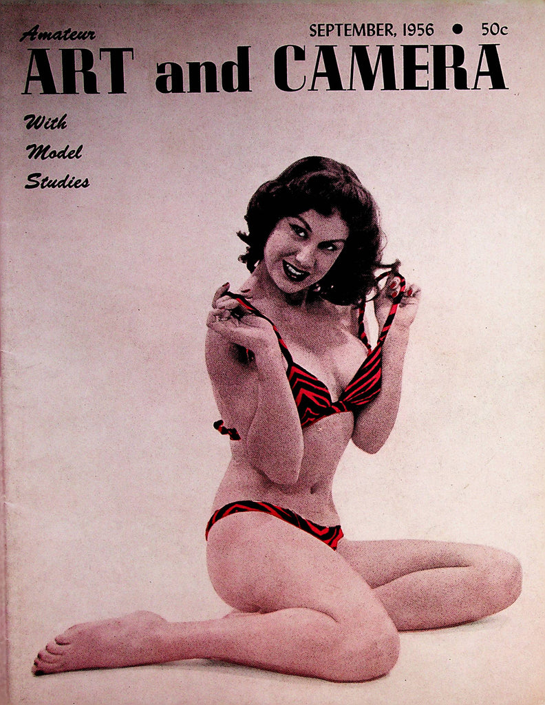 Amateur Art and Camera With Model Studies Magazine   September 1956     072022lm-p