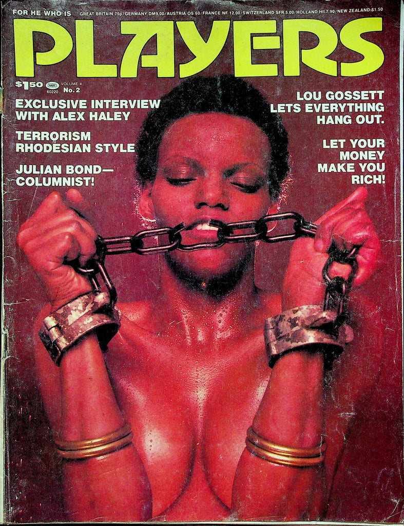 Players Magazine Alex Haley & Julian Bond Vol.4 No.2 July 1977 081822RP