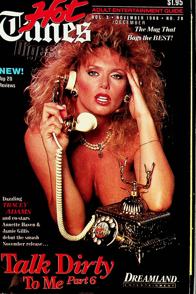 Hot Times Digest  Adult Entertainment Guide Covergirl Tracey Adams  November 1988  110921lm-dm