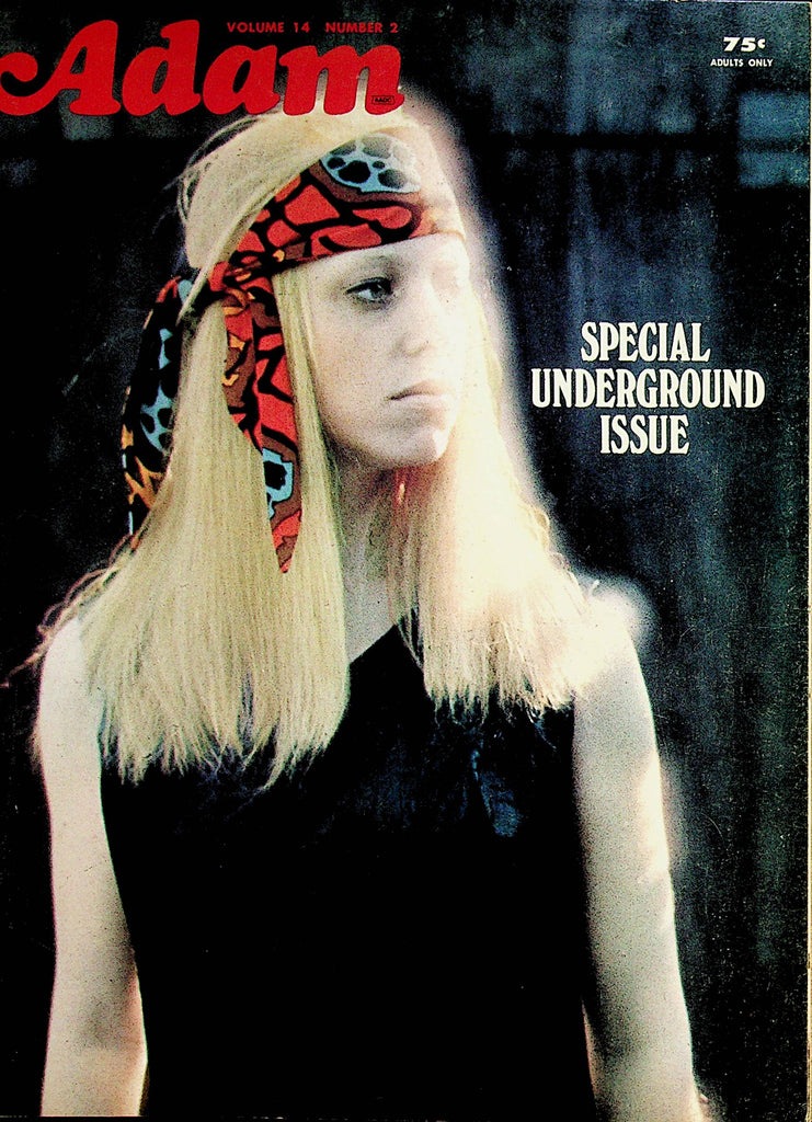 Adam Busty Magazine  Covergirl Liberty  / Special Underground Issue  vol.14 #2  1970    071322lm-p