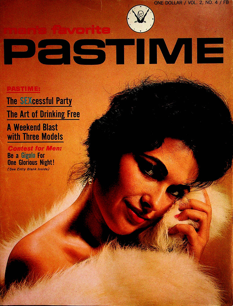 Man's Favorite Pastime Busty Magazine  Jenny Crier  vol.2 #4  1960's  101322lm-p