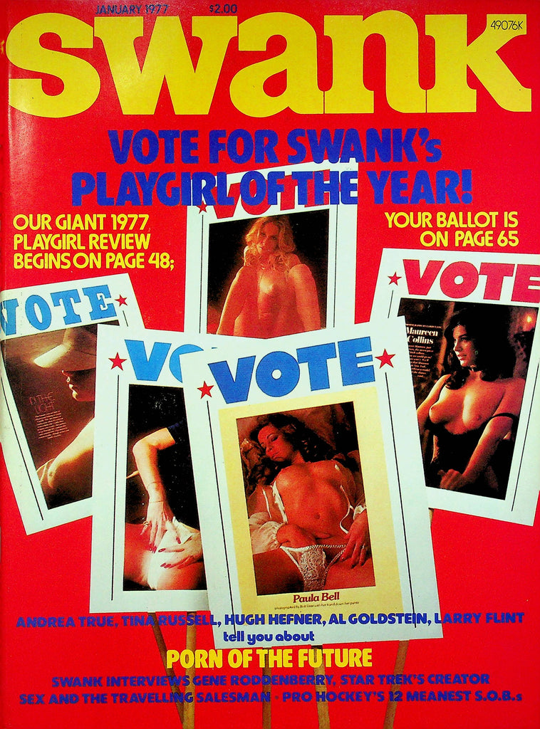 Swank Magazine Playgirl Of The Year January 1977 082522RP