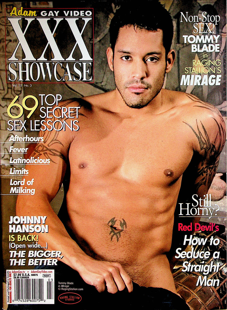 Adam Gay Video XXX Showcase Magazine Coverguy Tommy Blade  vol.15 #3 2007    090122lm-p2