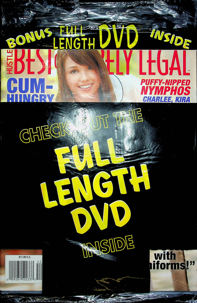 Hustler Best Of Barely Legal Magazine Charlee & Kira  W/DVD 100622RP