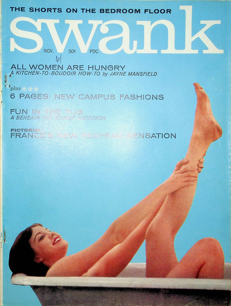 Swank Magazine All Women Are Hungry November 1961 012323RP