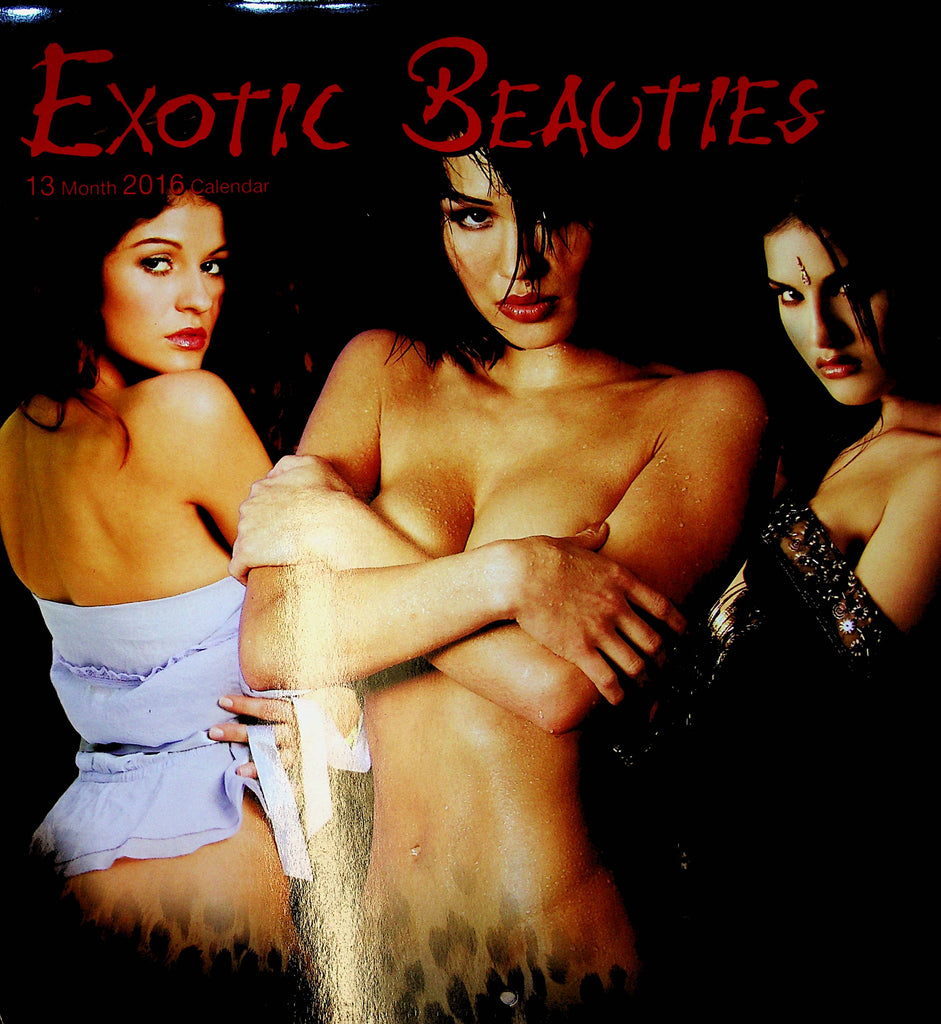 Exotic Beauties 2016  Calendar  12" x  12"   Sunny Leone, Luana Lani  and More!   041923lm-pcal