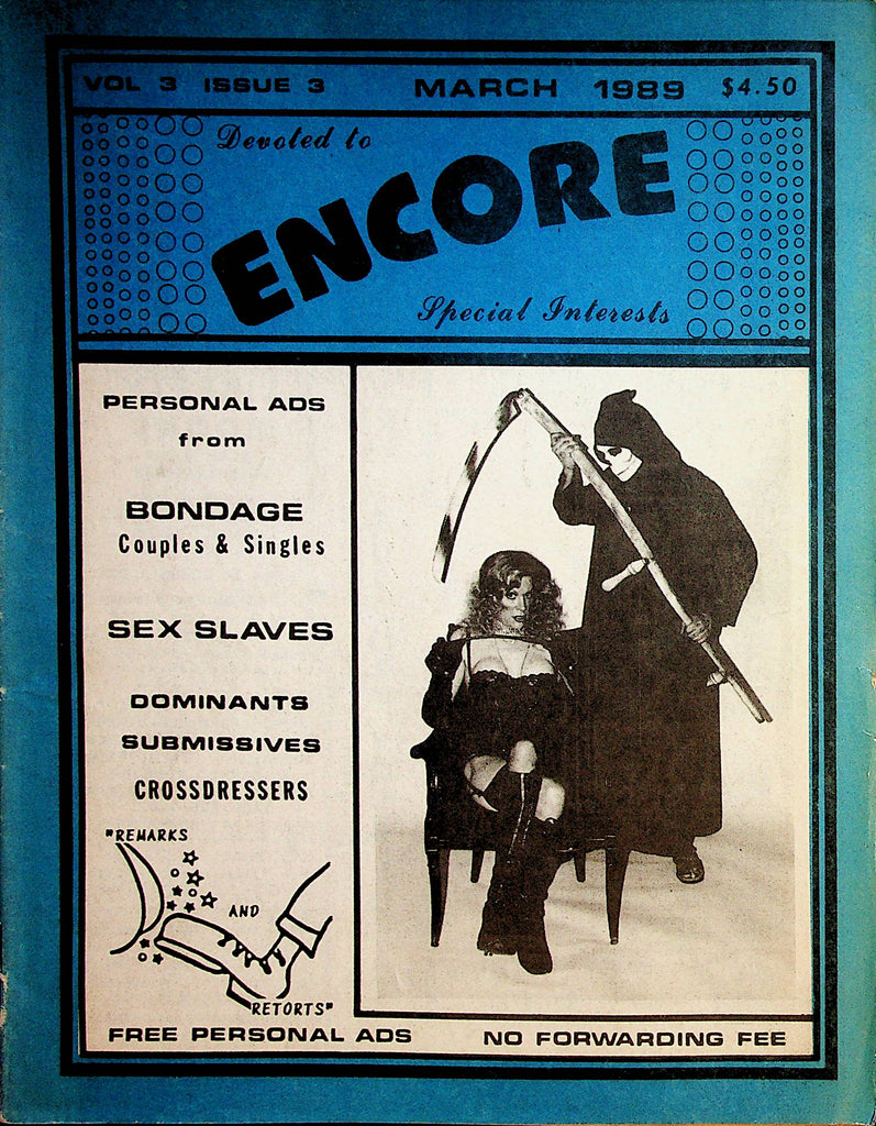 Encore Special Interests Contact Newspaper  vol.3 #3   March 1989     092022lm-p