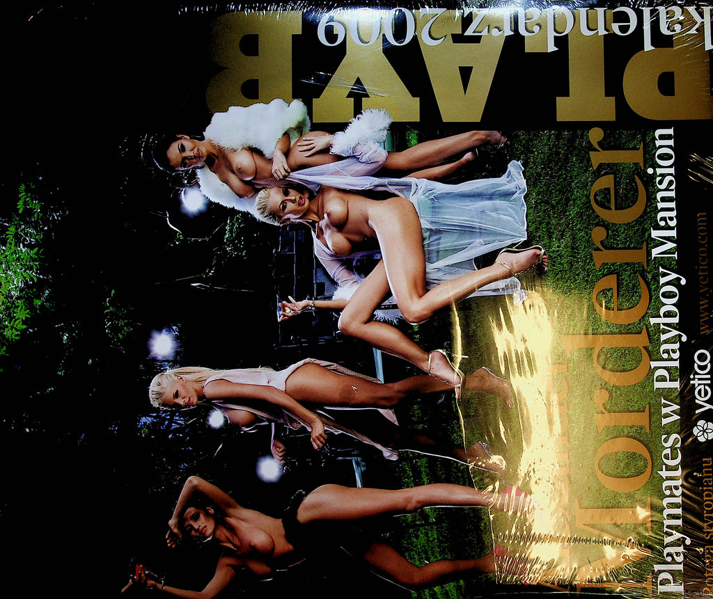 Playboy Polish International Over-Sized 2009 Wall Calendar  15" x 11 1/2" Playmates At The Playboy Mansion     041923lm-pcal