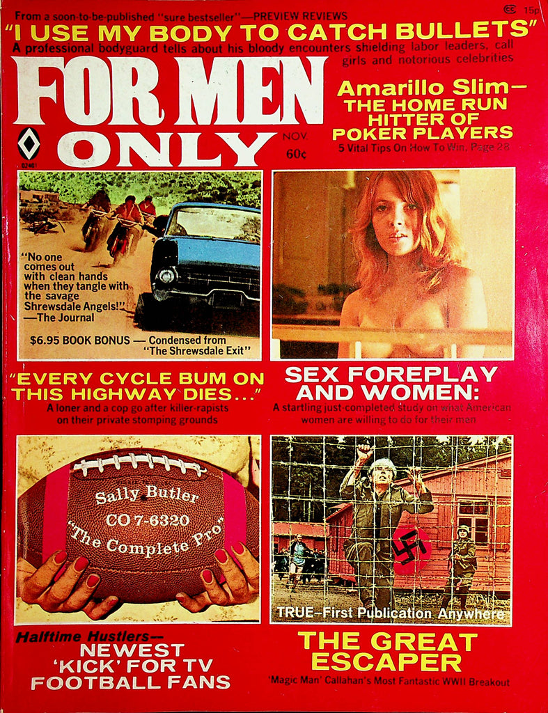 For Men Only Vintage Magazine  Sex Foreplay And Women  November 1973   112021lm-dm2