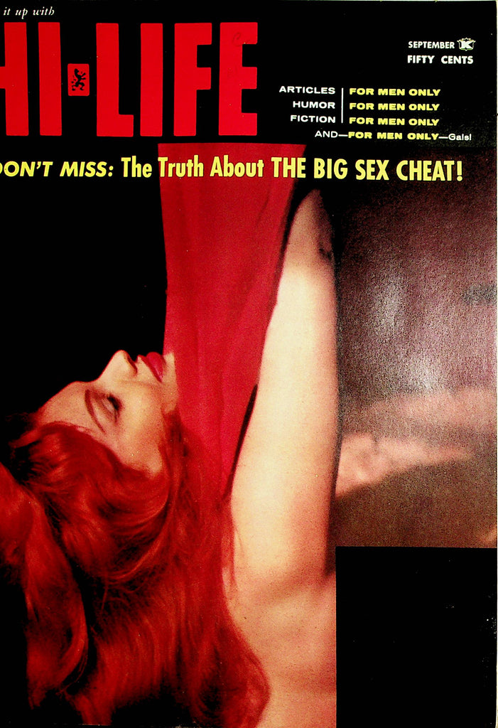 HI-Life Vintage Magazine   The Truth About The Big Sex Cheat!  September 1961   101421lm-dm