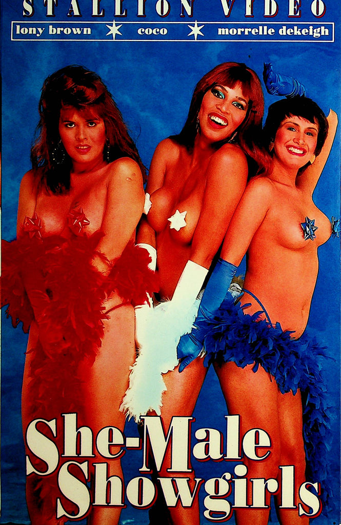 She-Male Showgirls VHS  Lony Brown/ Coco/ Morrelle Dekeigh  XXX 1992    111521lm-dm