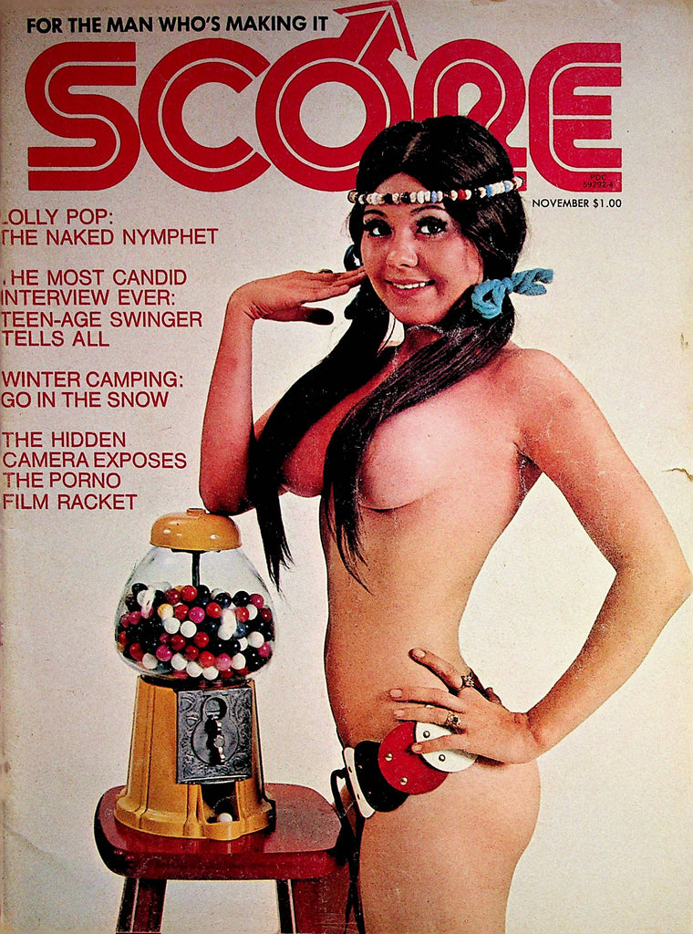 Score Magazine  Lollypop The Naked Nymphet  November 1973    062922lm-p