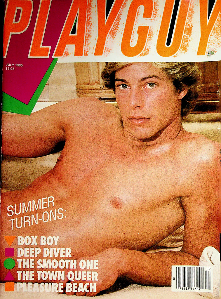Playguy Gay Magazine   Summer Turn-Ons: Pleasure Beach  July 1985     080522lm-p