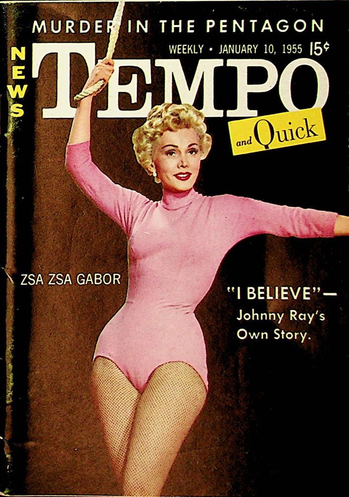 Tempo and Quick Digest  Zsa Zsa Gabor  January 10, 1955   081320lm-sh