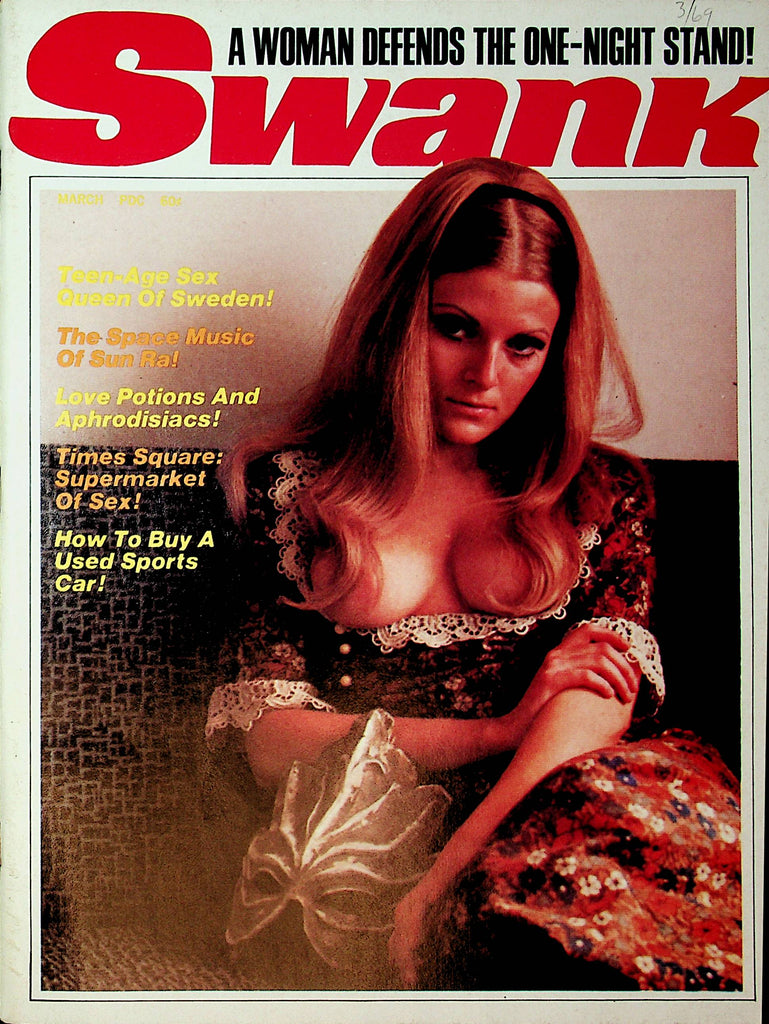 Swank Vintage Magazine  Centerfold Girl Olivia   March 1969  101221lm-dm