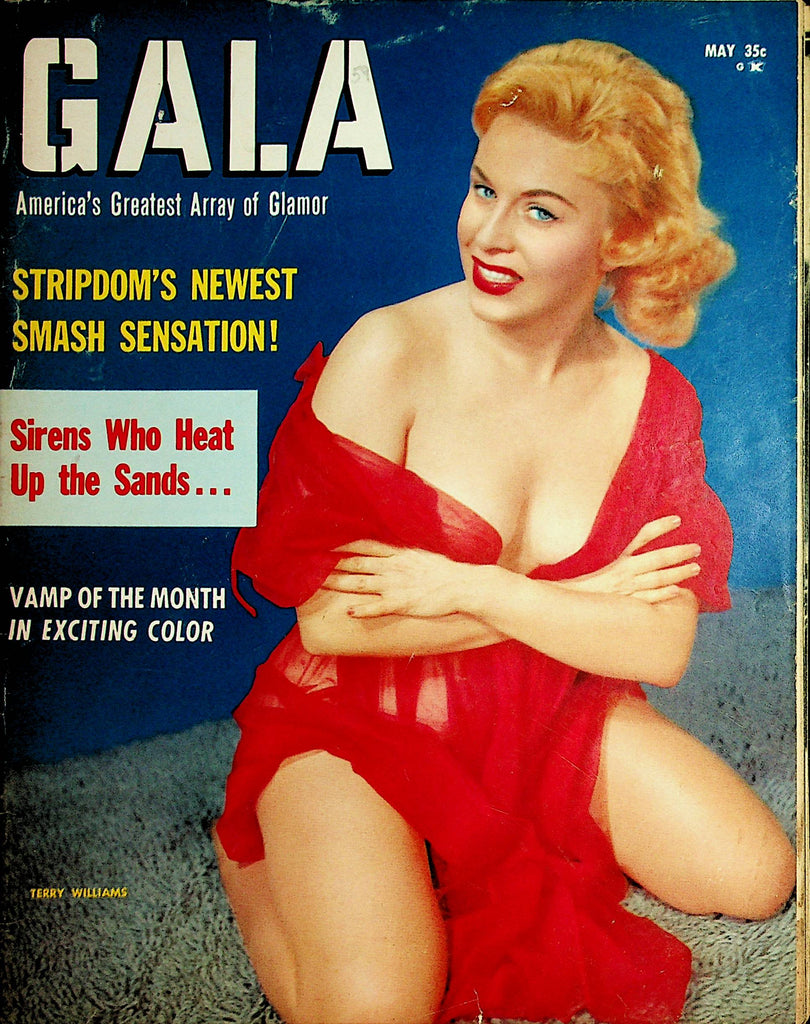 Gala Busty Vintage Magazine   Covergirl Terry Williams / Brigitte Bardot  May 1959      101221lm-dm