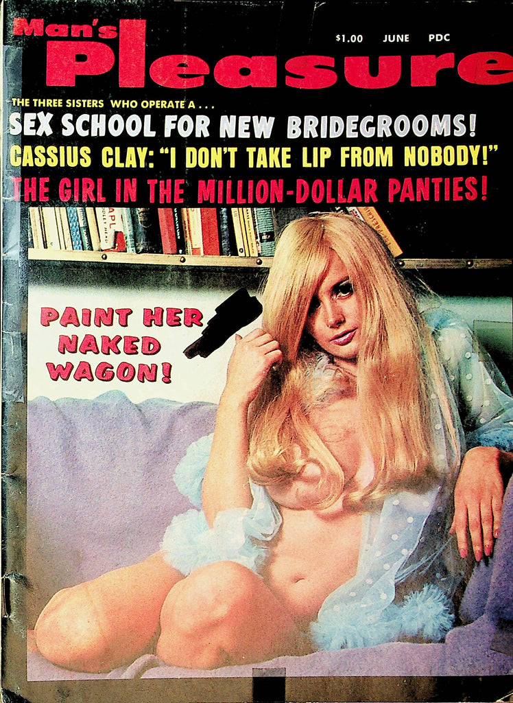 Man's Pleasure Busty Magazine Cassius Clay / Centerfold Candy  June 1970   112121lm-mp