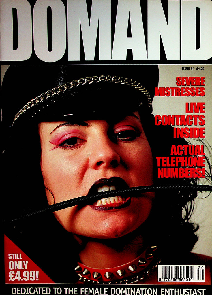 Domand Fetish Magazine  Covergirl Zoe  Female Domination  #4  1990's Shiny Publication   071222lm-p