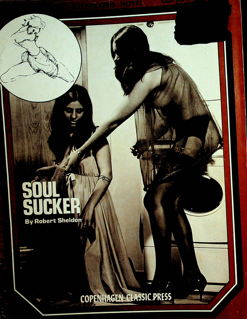 Soul Sucker Photo-Illustrated Novel Magazine by Robert Sheldon  1976    030422lm-p