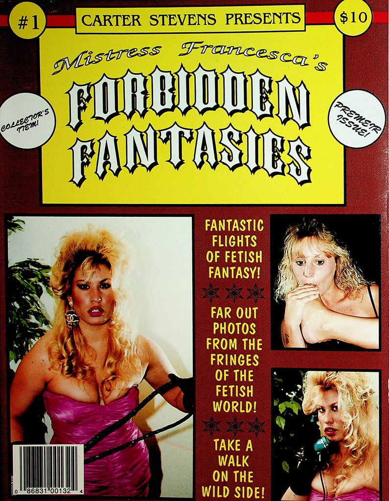 Mistress Francesca's Forbidden Fantasies Magazine  Fetish World #1 1994  Carter Stevens    022822lm-p2