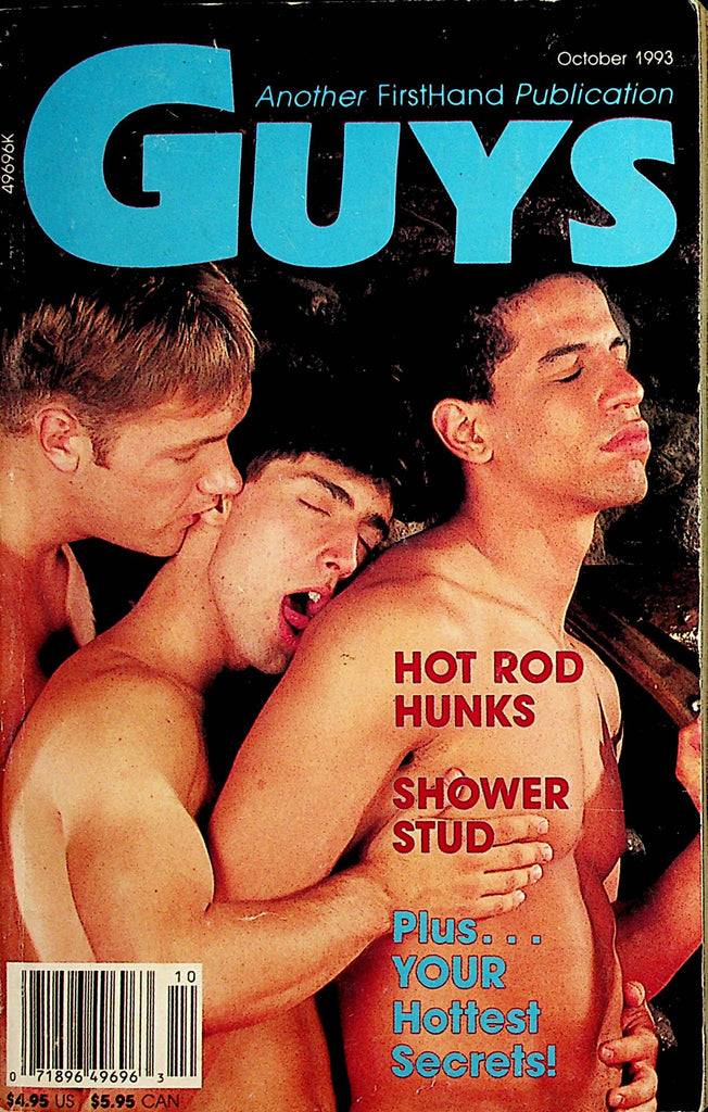 Guys Gay Digest   Hot Rod Hunks / Shower Stud  October 1993  033123lm-p