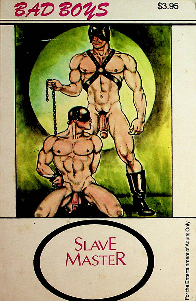 Slave Master Bondage Gay Novel  1989  Bad Boys   092421lm-dm