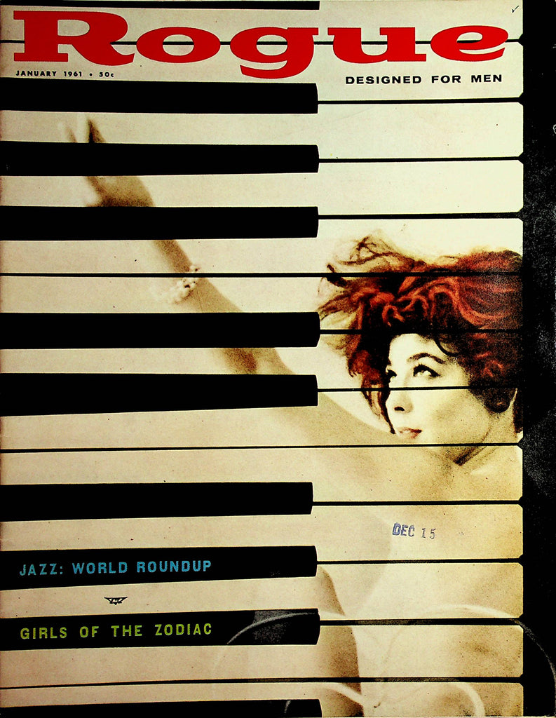 Rogue Vintage Magazine  Girls Of The Zodiac / Centerfold Miss Virginia Gordon January 1961   101421lm-dm