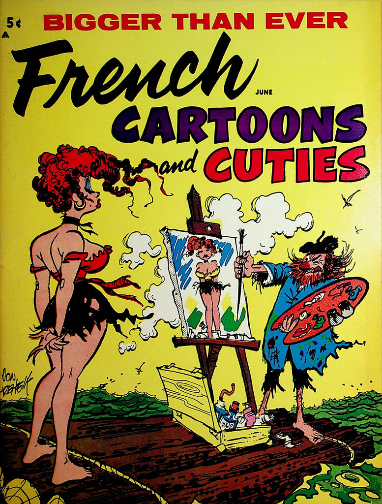 French Cartoons And Cuties Vintage Magazine  June 1965    121121lm-dm