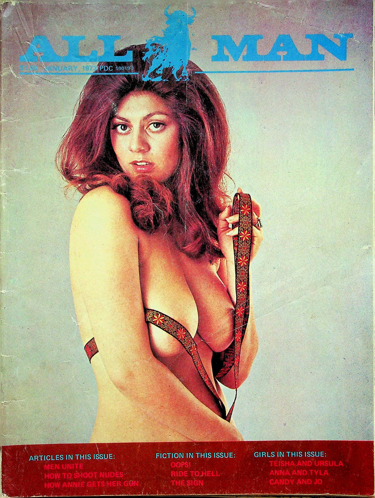 All Man Magazine Teisha Ursula & Anna Vol.12 No.12 1973 081822RP
