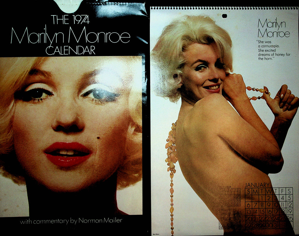 The 1974 Marilyn Monroe Calendar by Norman Mailer   070820lm-sh