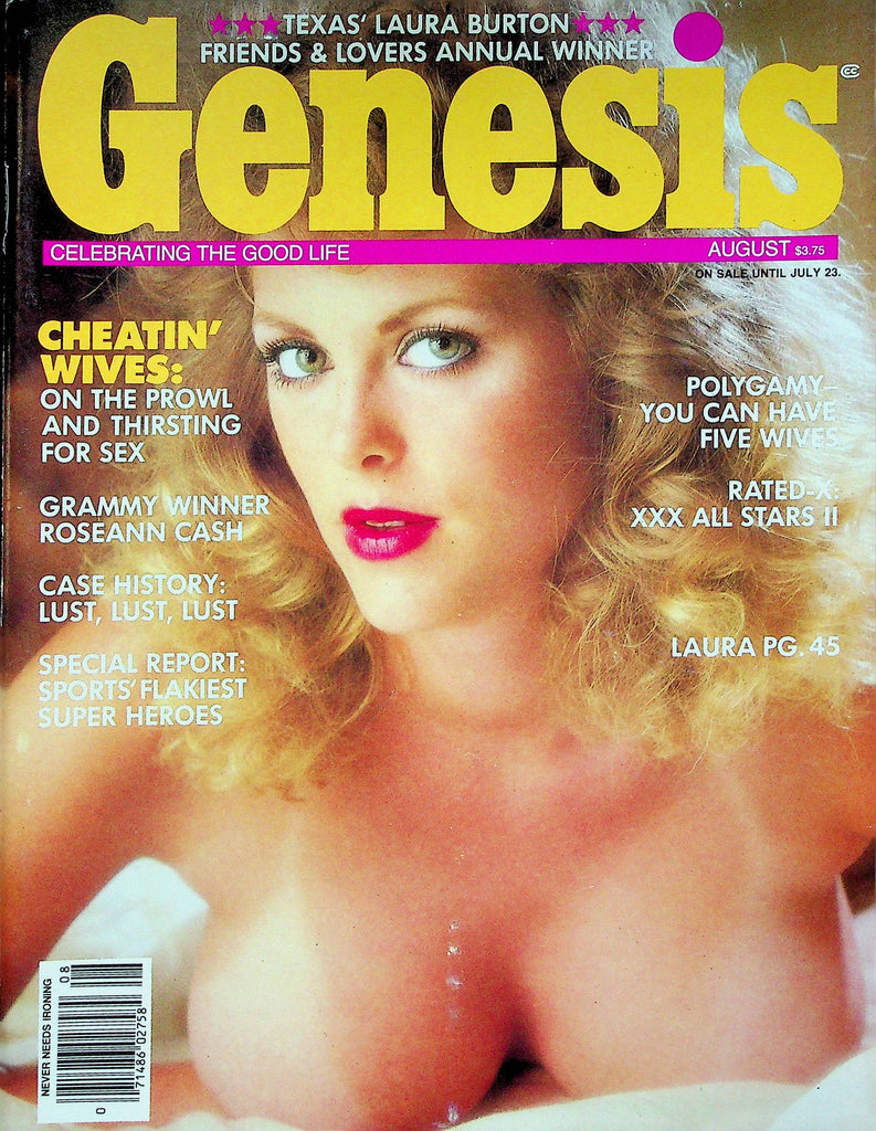 Genesis Magazine Laura Pam & Clove August 1986 092322RP