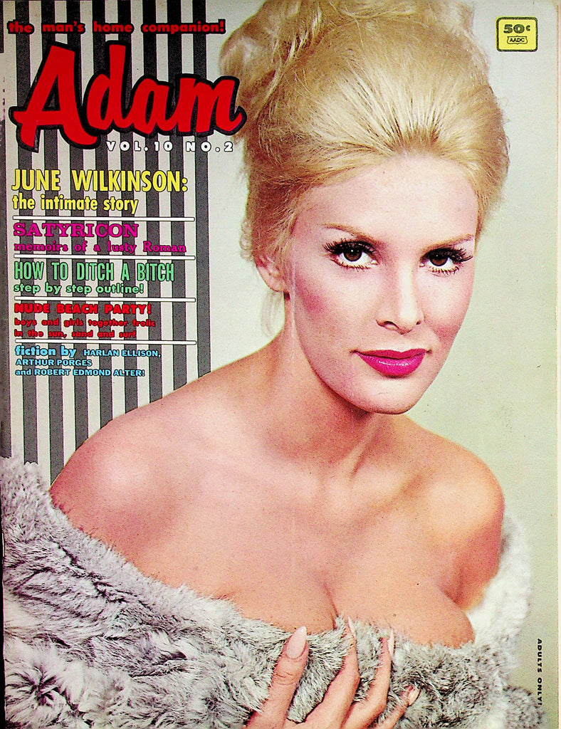 Adam Busty Magazine  Covergirl June Wilkinson  vol.10 #2  1966     071322lm-p
