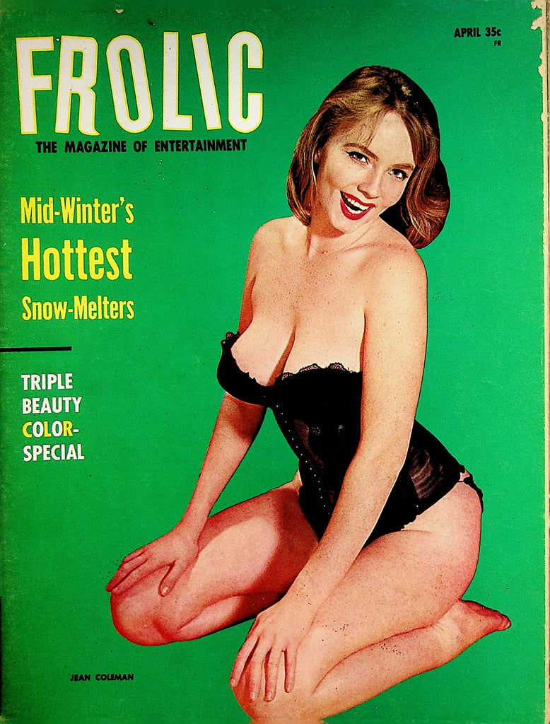 Frolic Vintage Magazine  Covergirl Jean Coleman  April 1962     012023lm-p2