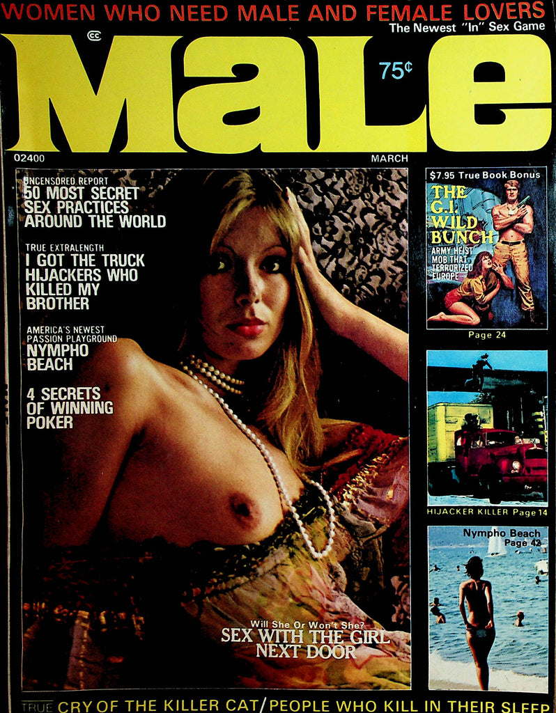 Male Vintage Magazine   Tracy Welles  March 1975   012522lm-dm