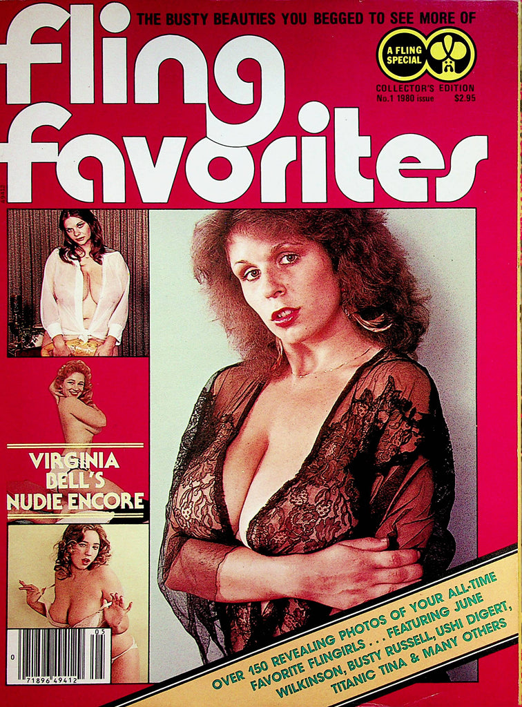 Fling Favorites Magazine  Mary Waters, Uschi Digard, Virginia Bell, Candy Morrison  #1 1980    010623lm-p