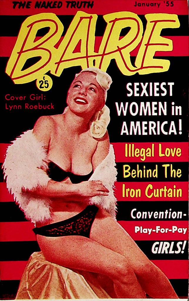 Bare Digest  Covergirl Lynn Roebuck  January 1955  Inc.  090322lm-p2