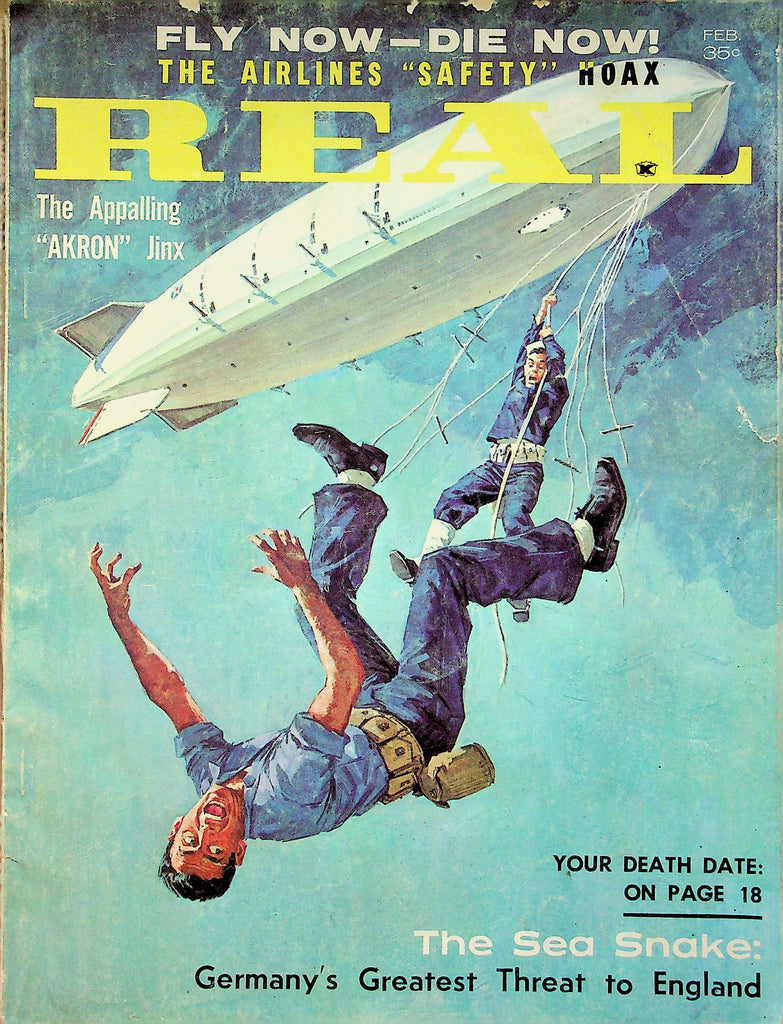 Real Magazine Akron Jinx & The Sea Snake February 1961 072822RP