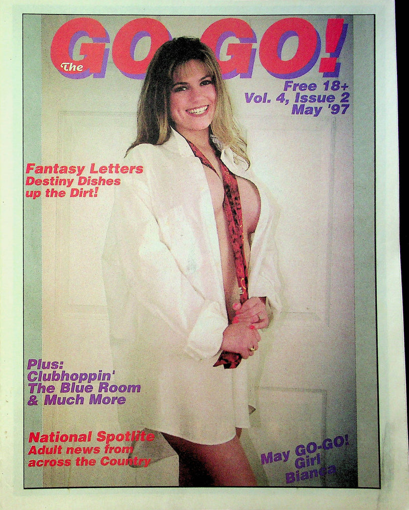 Pennsylvania Adult Entertainment Guide The Go-Go! Magazine Ft. Bianca & The Blue Room May 1997 033123RP