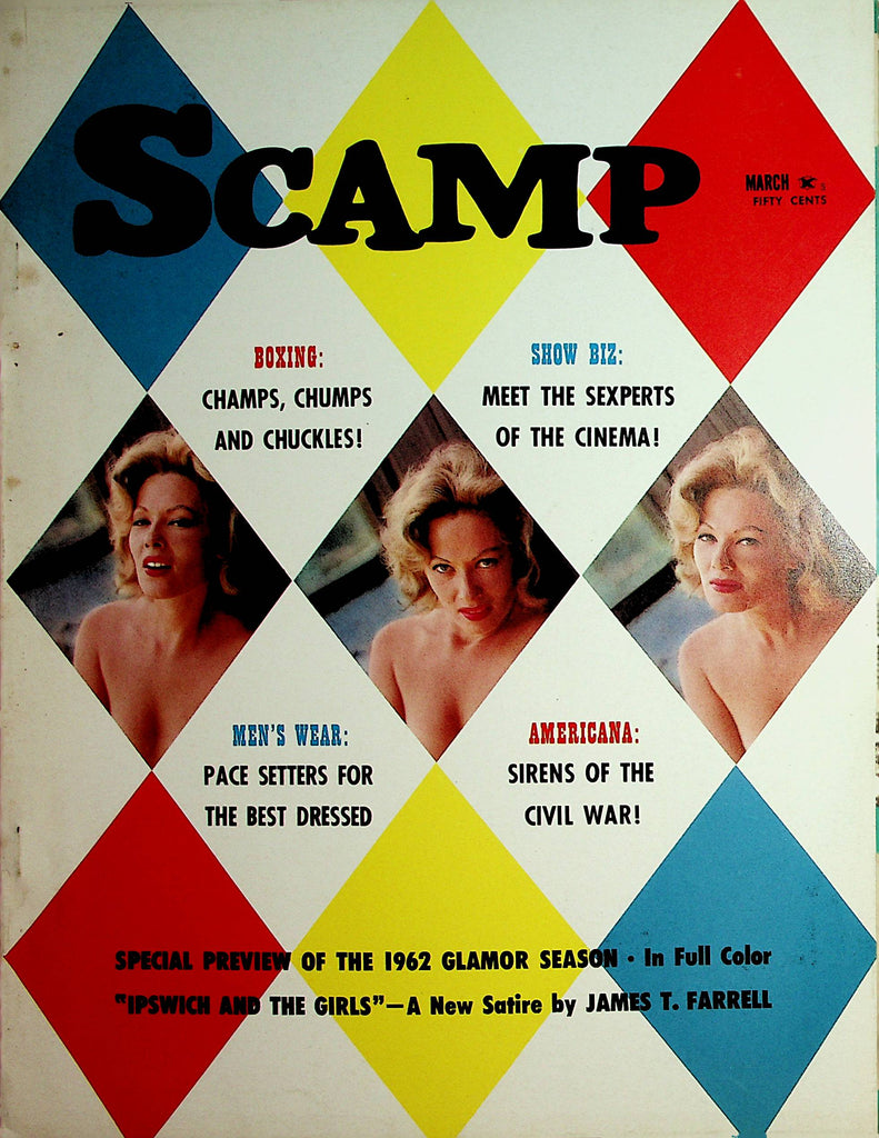 Scamp Vintage Magazine  Cover Girl Geri Gaines  March 1962   101421lm-dm